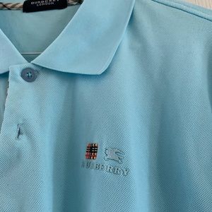 Burberry London, Light Blue polo style shirt